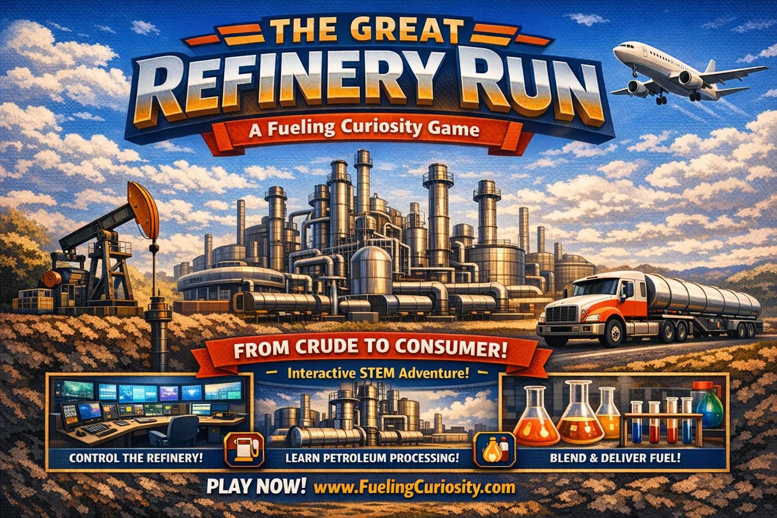 Preview of The Great Refinery Run browser game